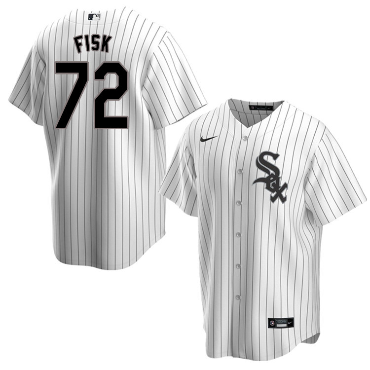 Nike Men #72 Carlton Fisk Chicago White Sox Baseball Jerseys Sale-Pinstripe